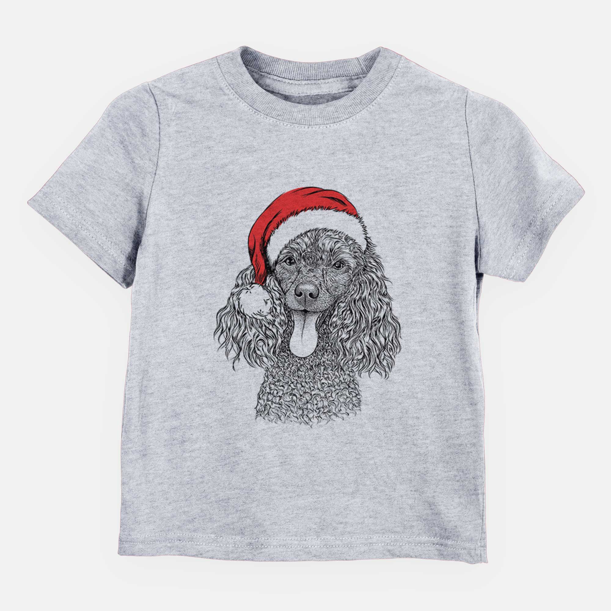 Santa Teddy the Mini Poodle - Kids/Youth/Toddler Shirt