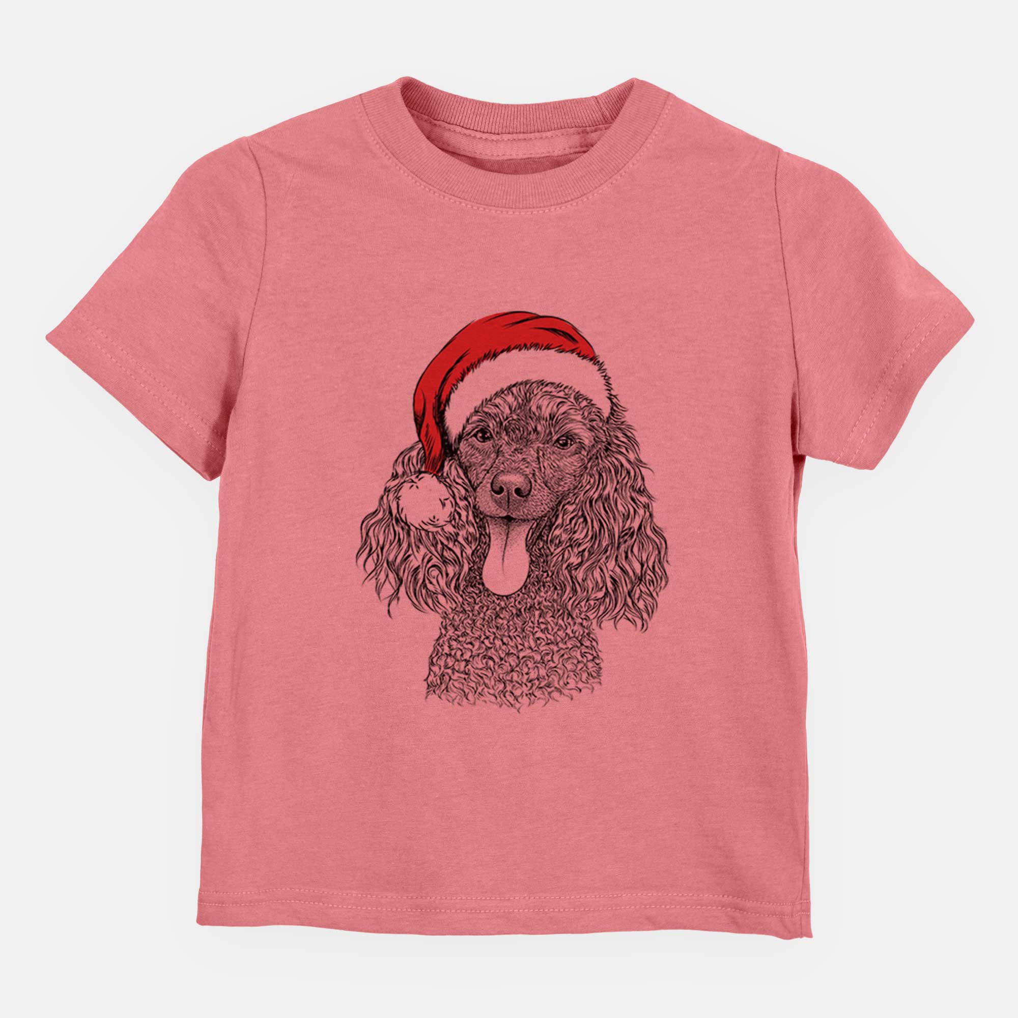 Santa Teddy the Mini Poodle - Kids/Youth/Toddler Shirt