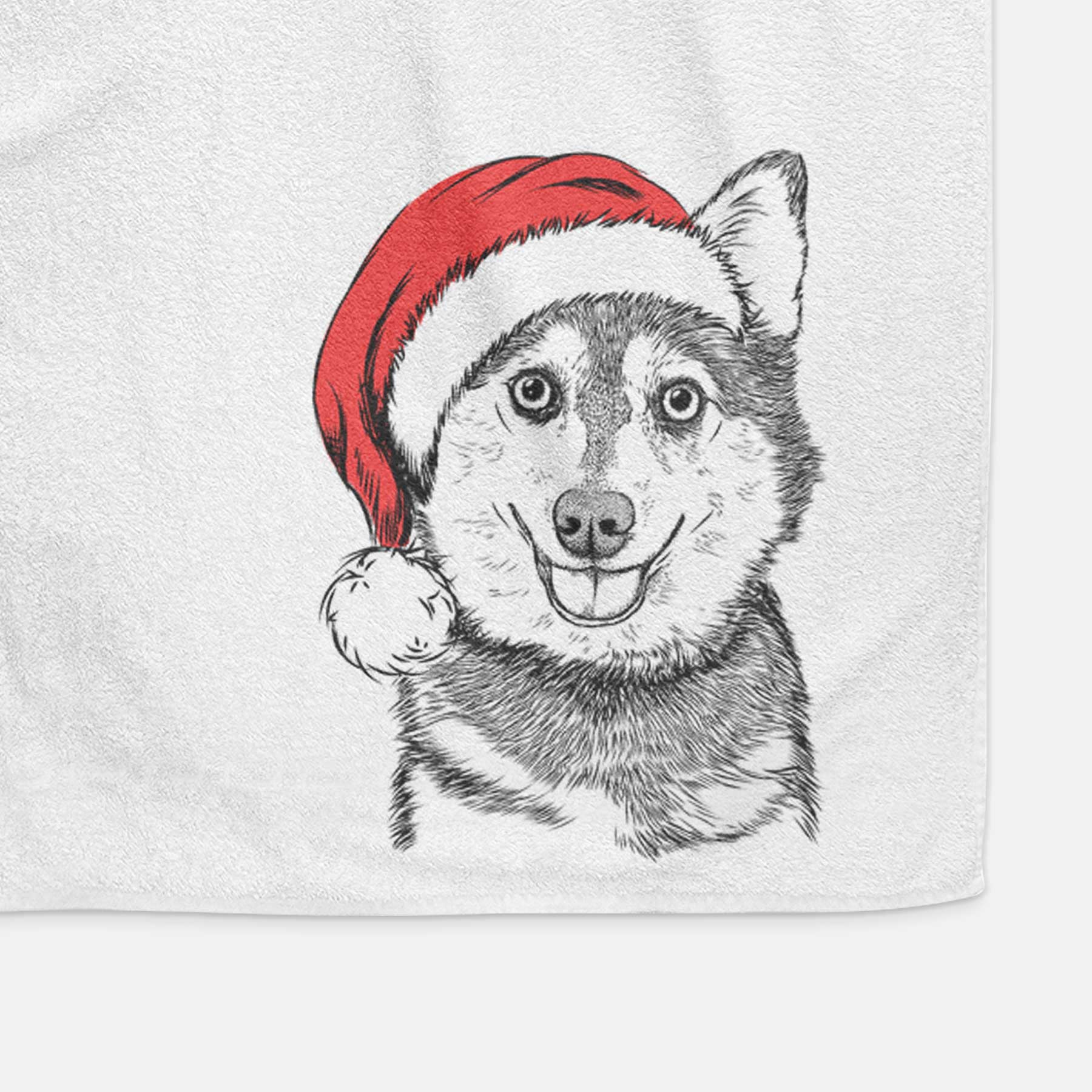 Tellie the Alaskan Klee Kai Decorative Hand Towel