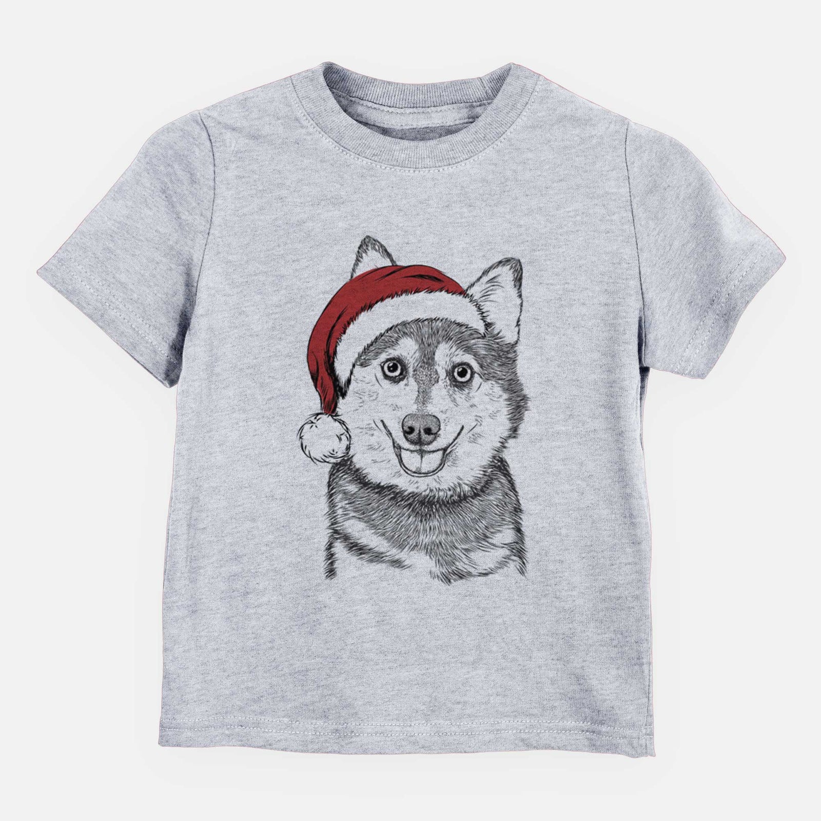 Santa Tellie the Alaskan Klee Kai - Kids/Youth/Toddler Shirt