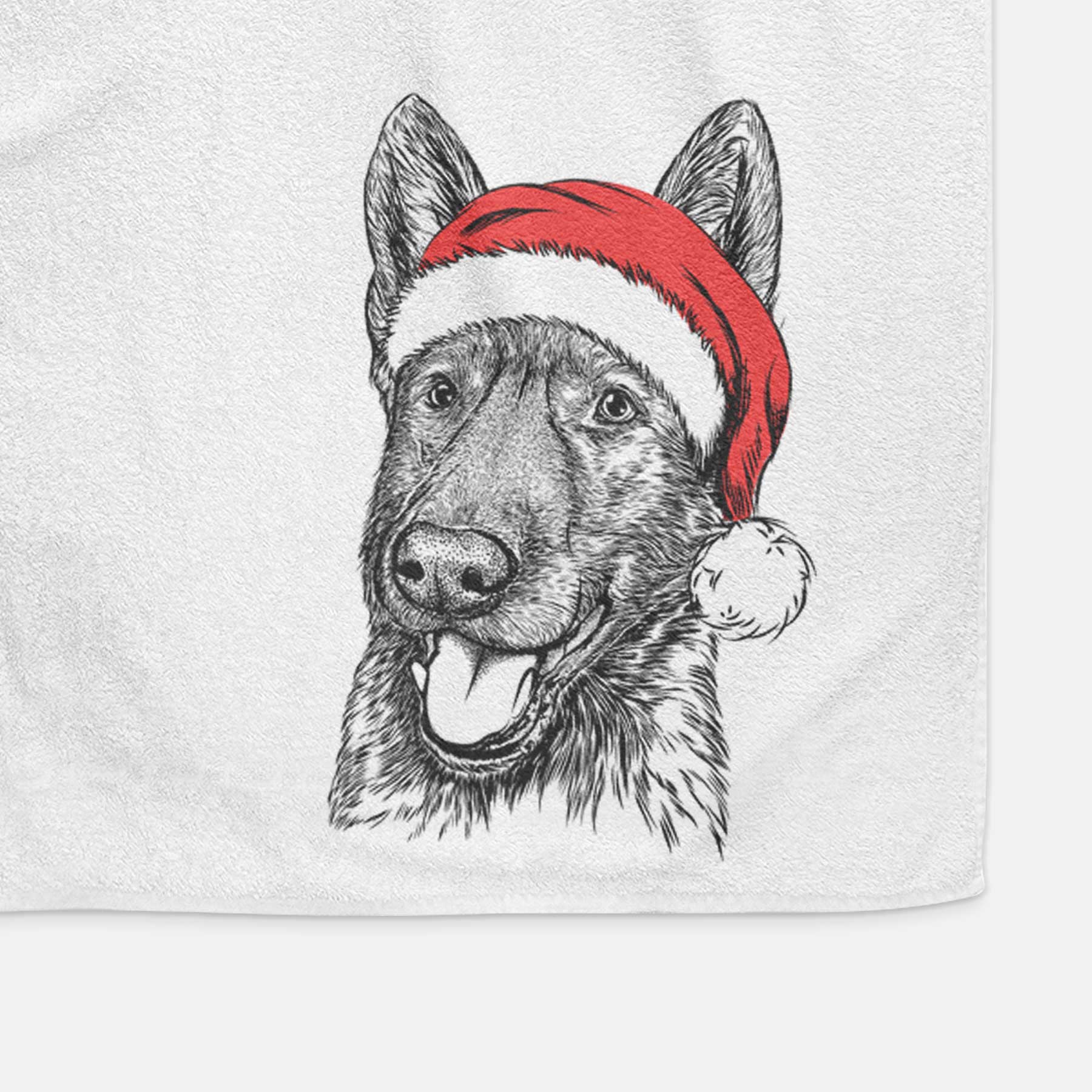 Tena the German Shepherd Decorative Hand Towel