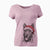 Santa Tena the German Shepherd - Women's V-neck Shirt