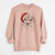 Santa Thea the Beagle - Unisex Pigment Dyed Crew Sweatshirt