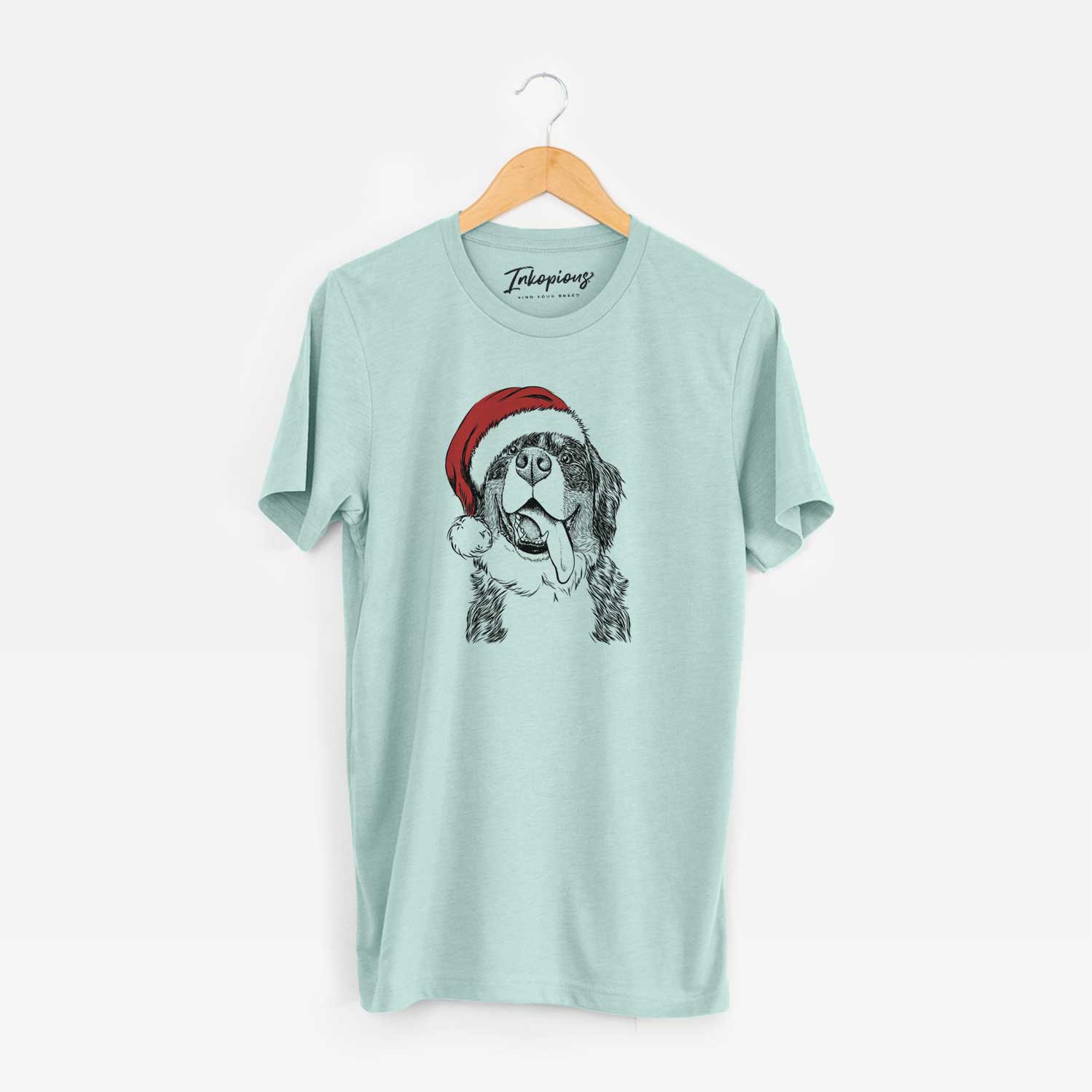 Santa Theo the Bernese Mountain Dog - Unisex Crewneck