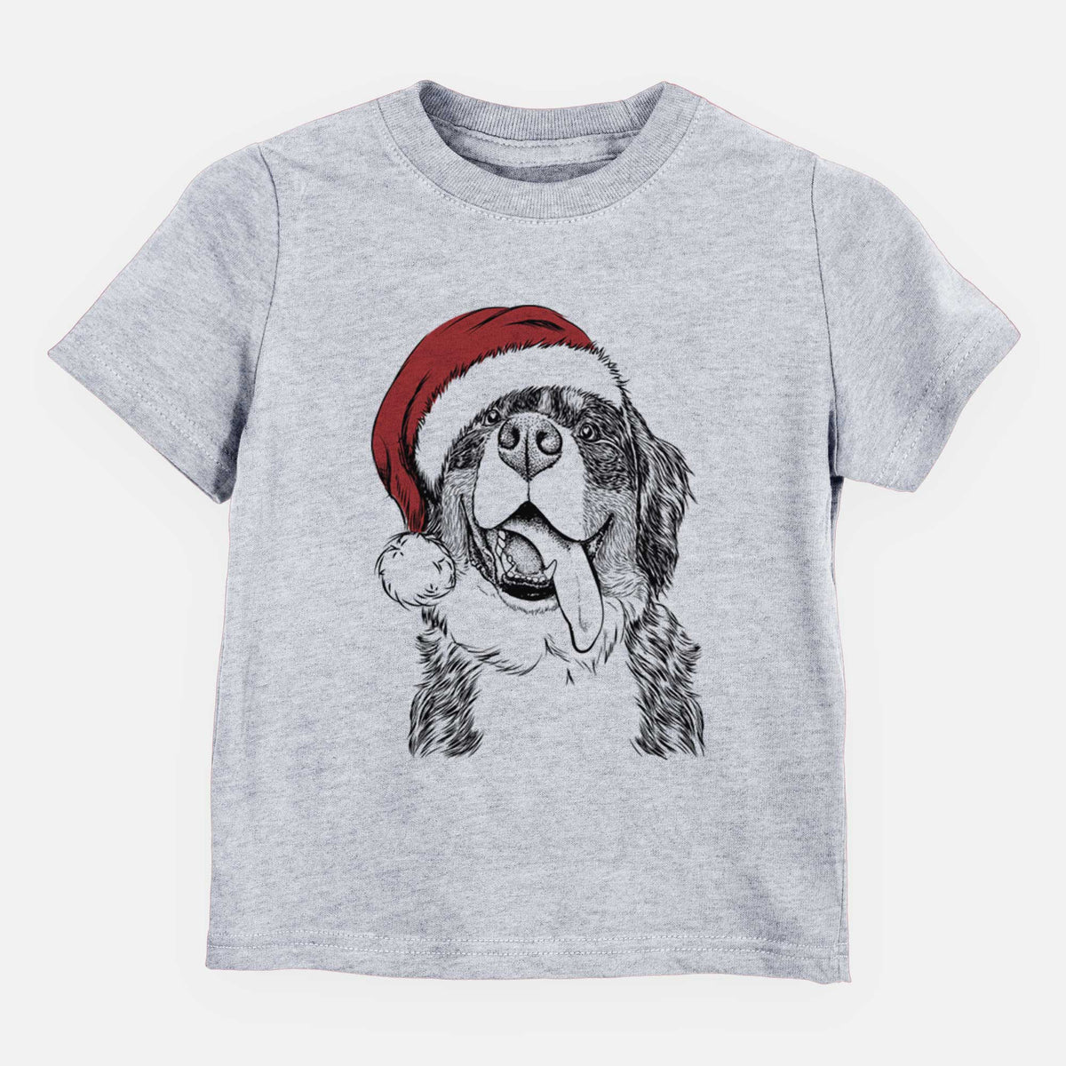 Santa Theo the Bernese Mountain Dog - Kids/Youth/Toddler Shirt