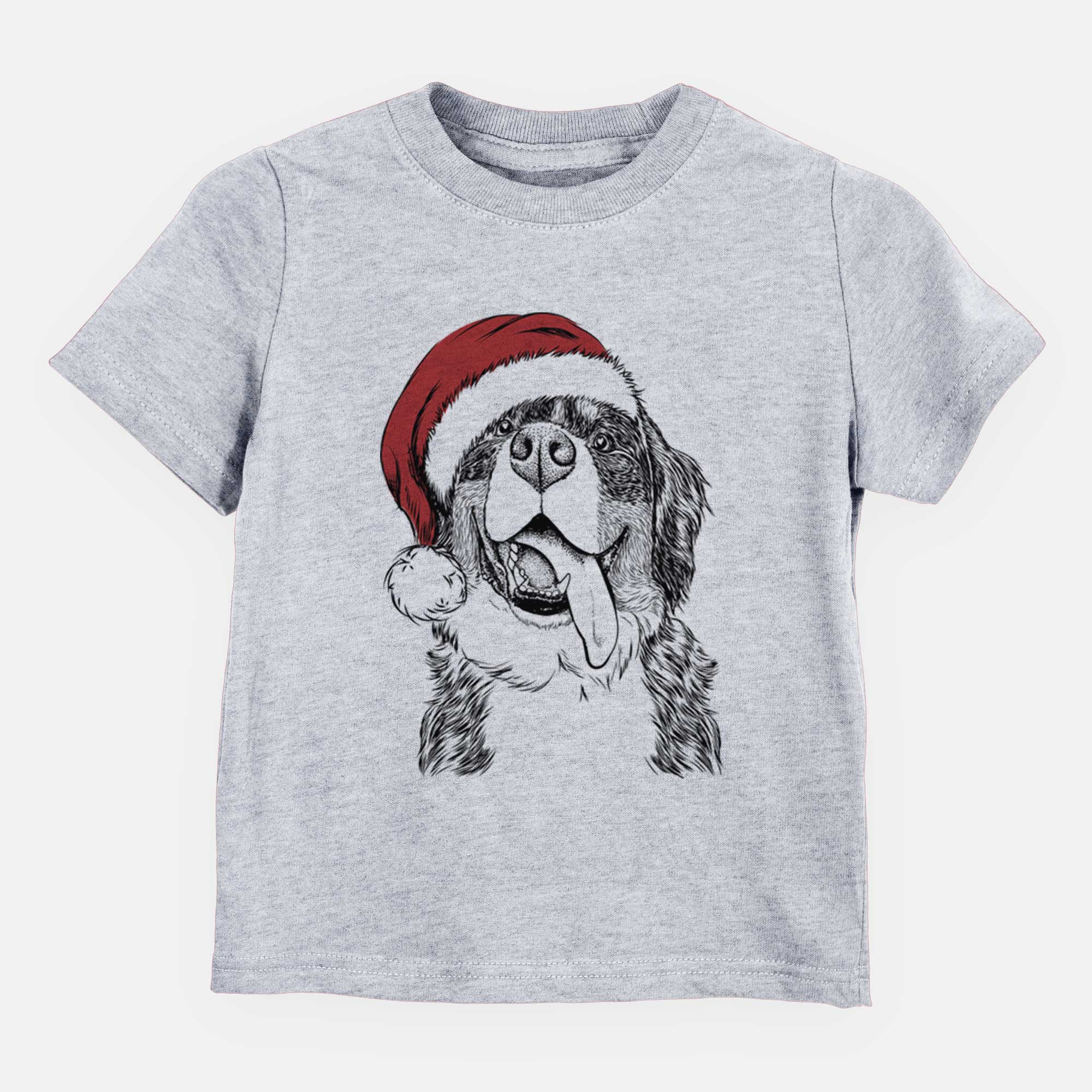 Santa Theo the Bernese Mountain Dog - Kids/Youth/Toddler Shirt