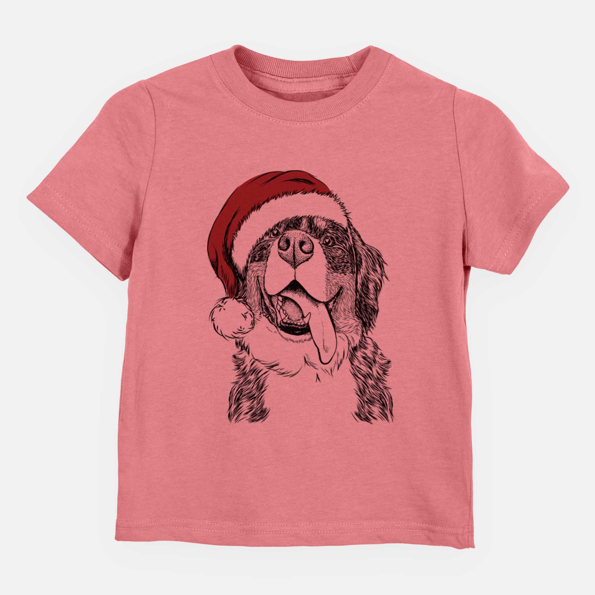 Santa Theo the Bernese Mountain Dog - Kids/Youth/Toddler Shirt