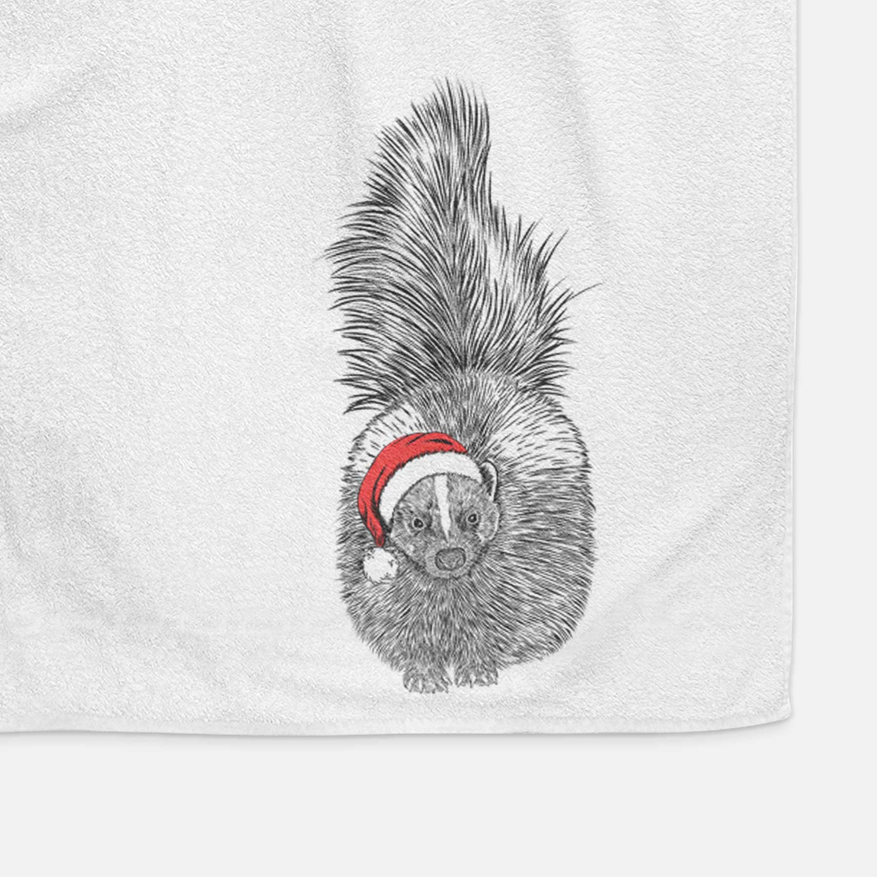 Tibbs the Skunk Decorative Hand Towel