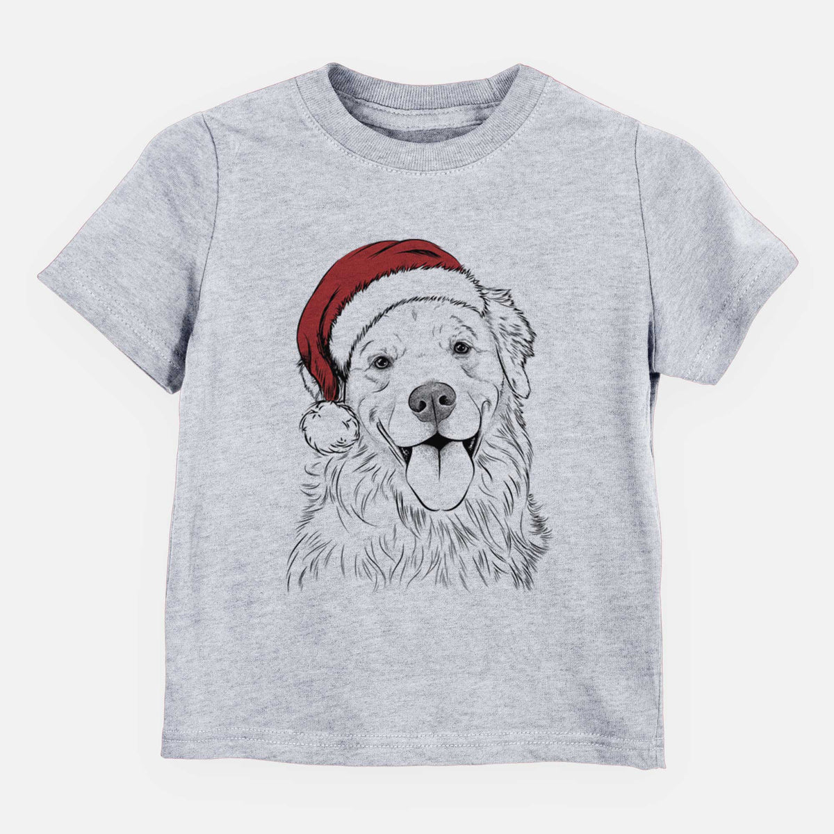 Santa Ticket the Golden Retriever - Kids/Youth/Toddler Shirt
