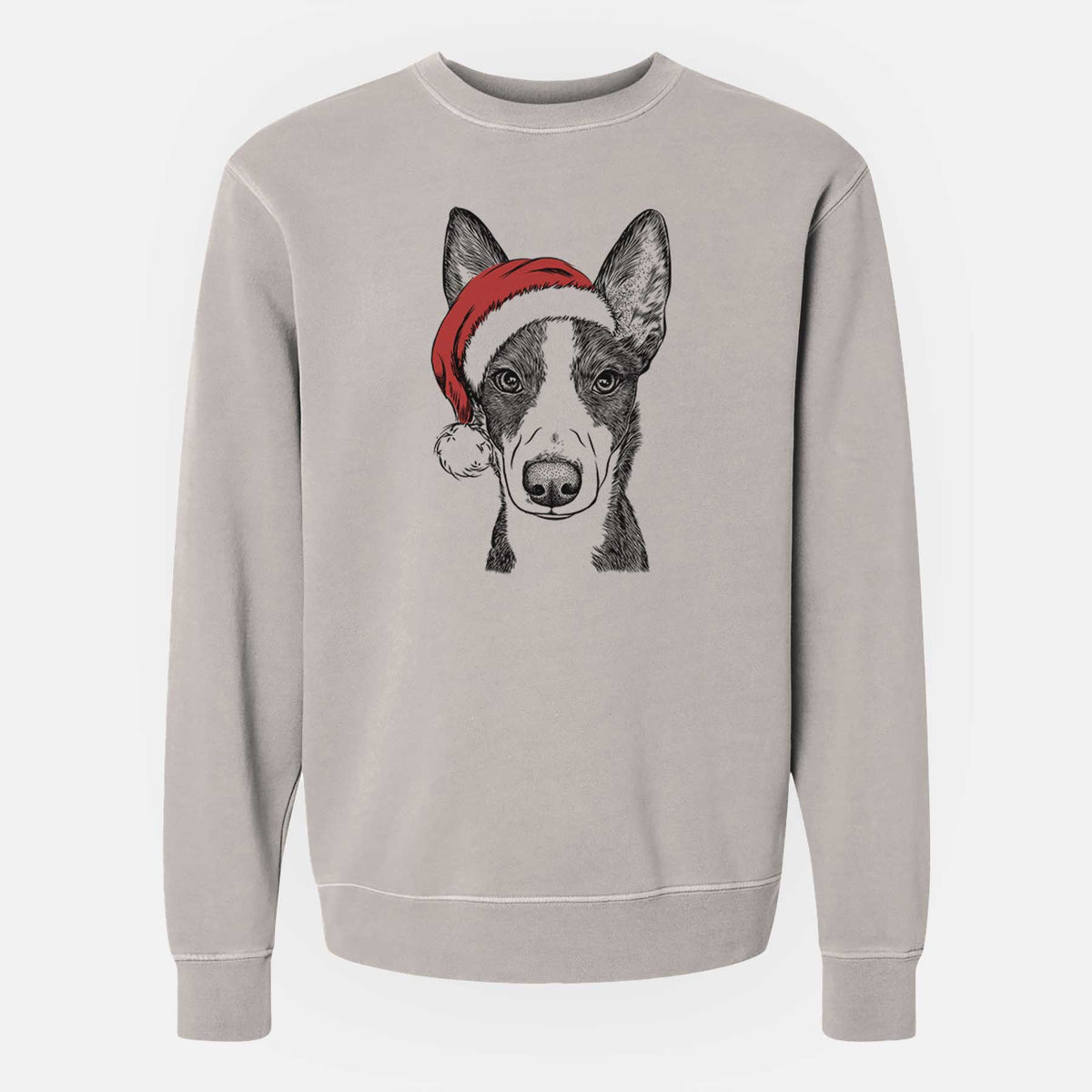 Santa Tigm the Bippet - Unisex Pigment Dyed Crew Sweatshirt