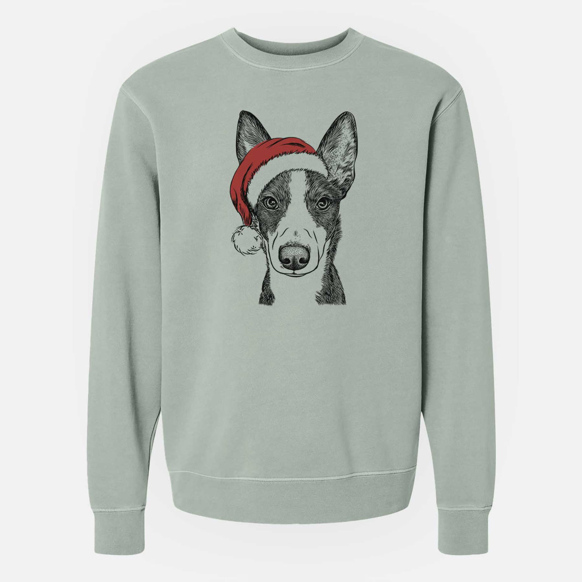 Santa Tigm the Bippet - Unisex Pigment Dyed Crew Sweatshirt