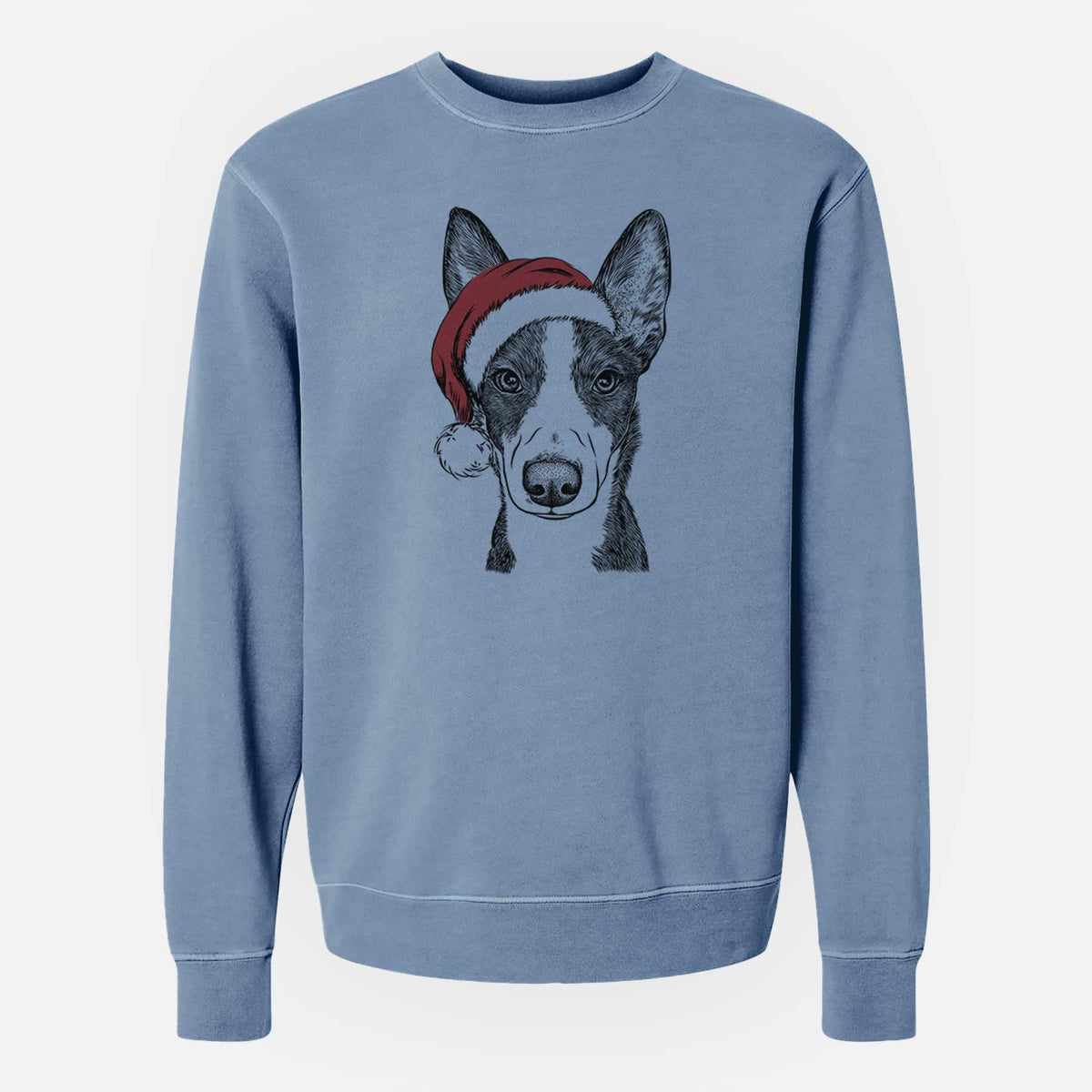 Santa Tigm the Bippet - Unisex Pigment Dyed Crew Sweatshirt
