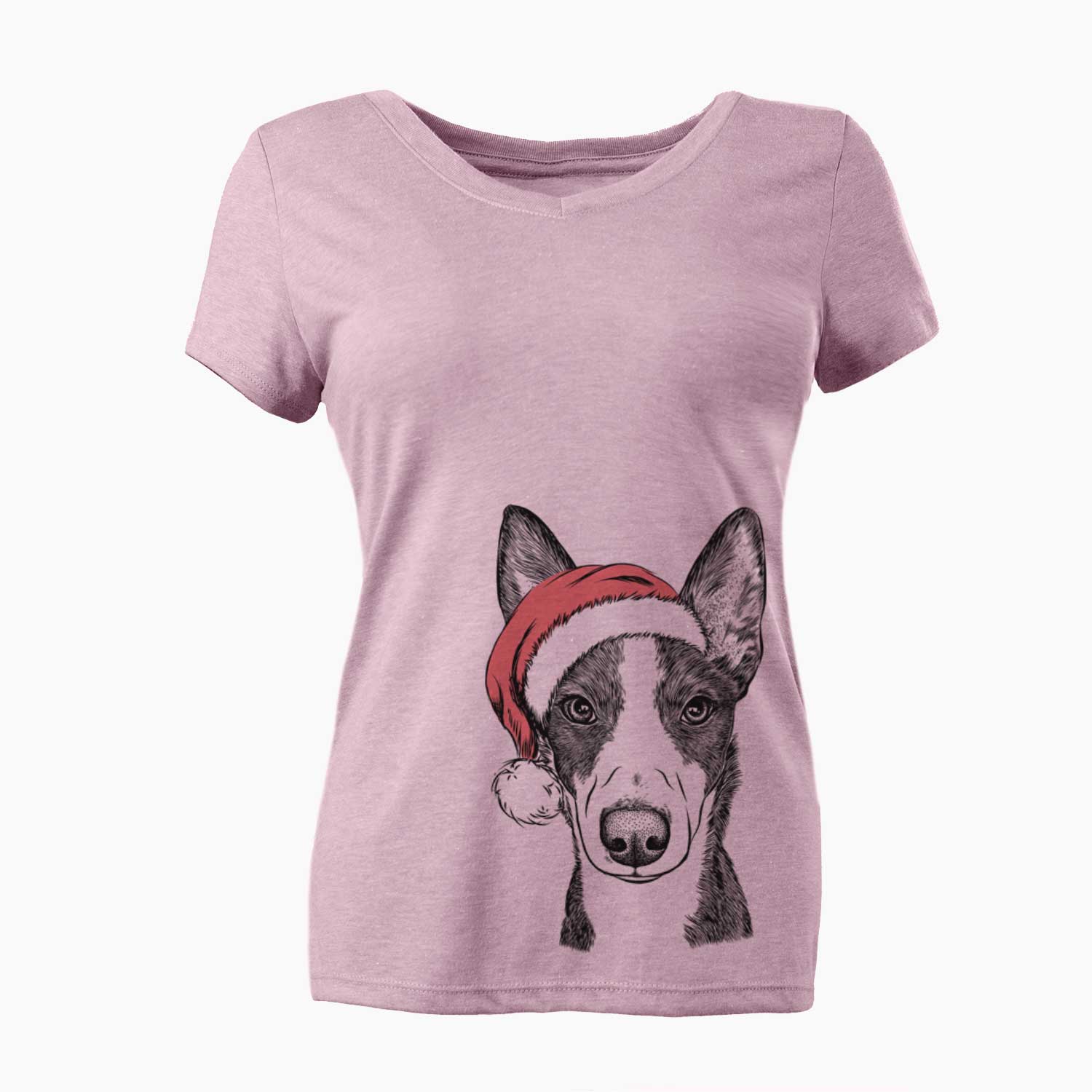 Santa Tigm the Bippet - Women's V-neck Shirt