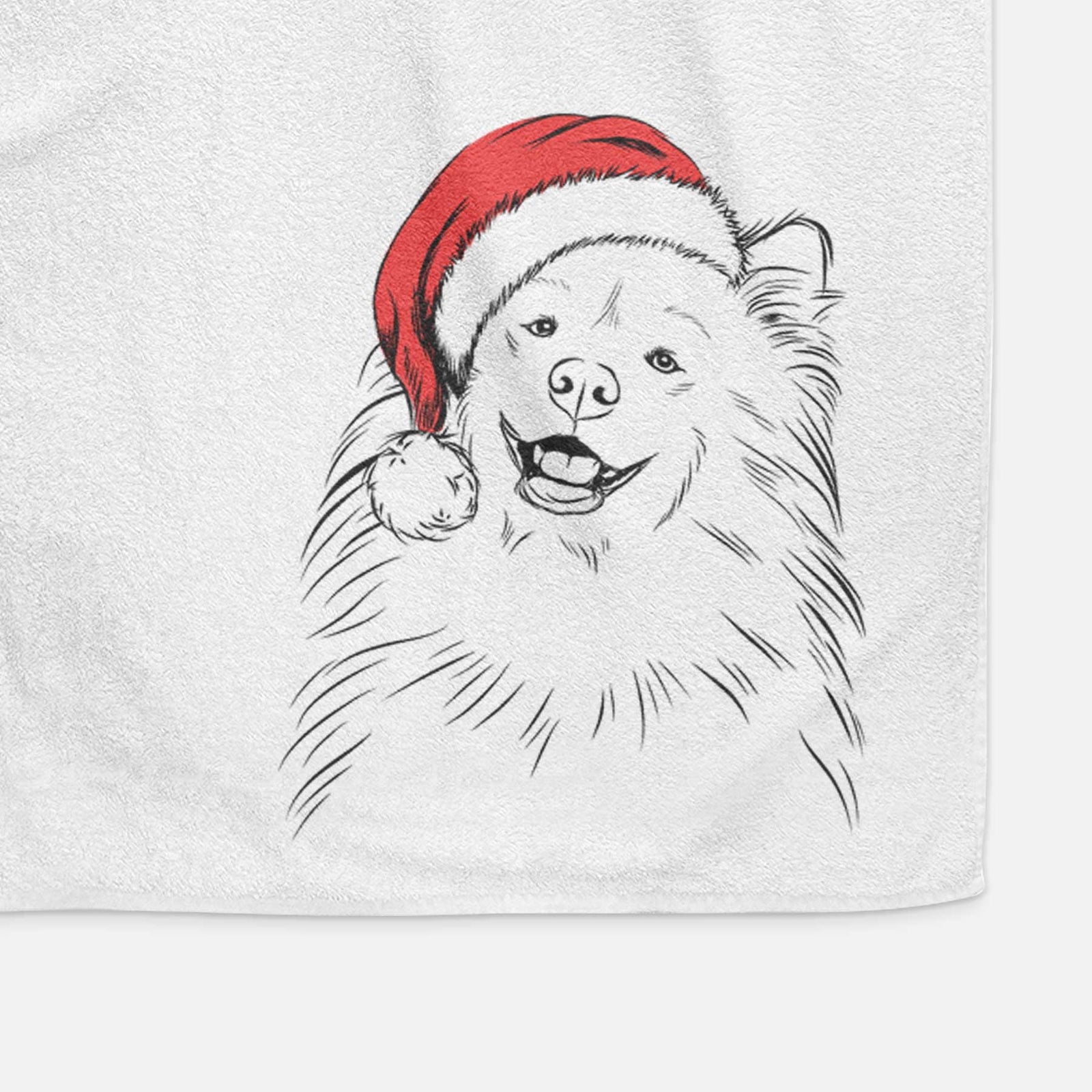 Tillie the Samoyed Decorative Hand Towel