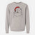 Santa Tillie the Samoyed - Unisex Pigment Dyed Crew Sweatshirt