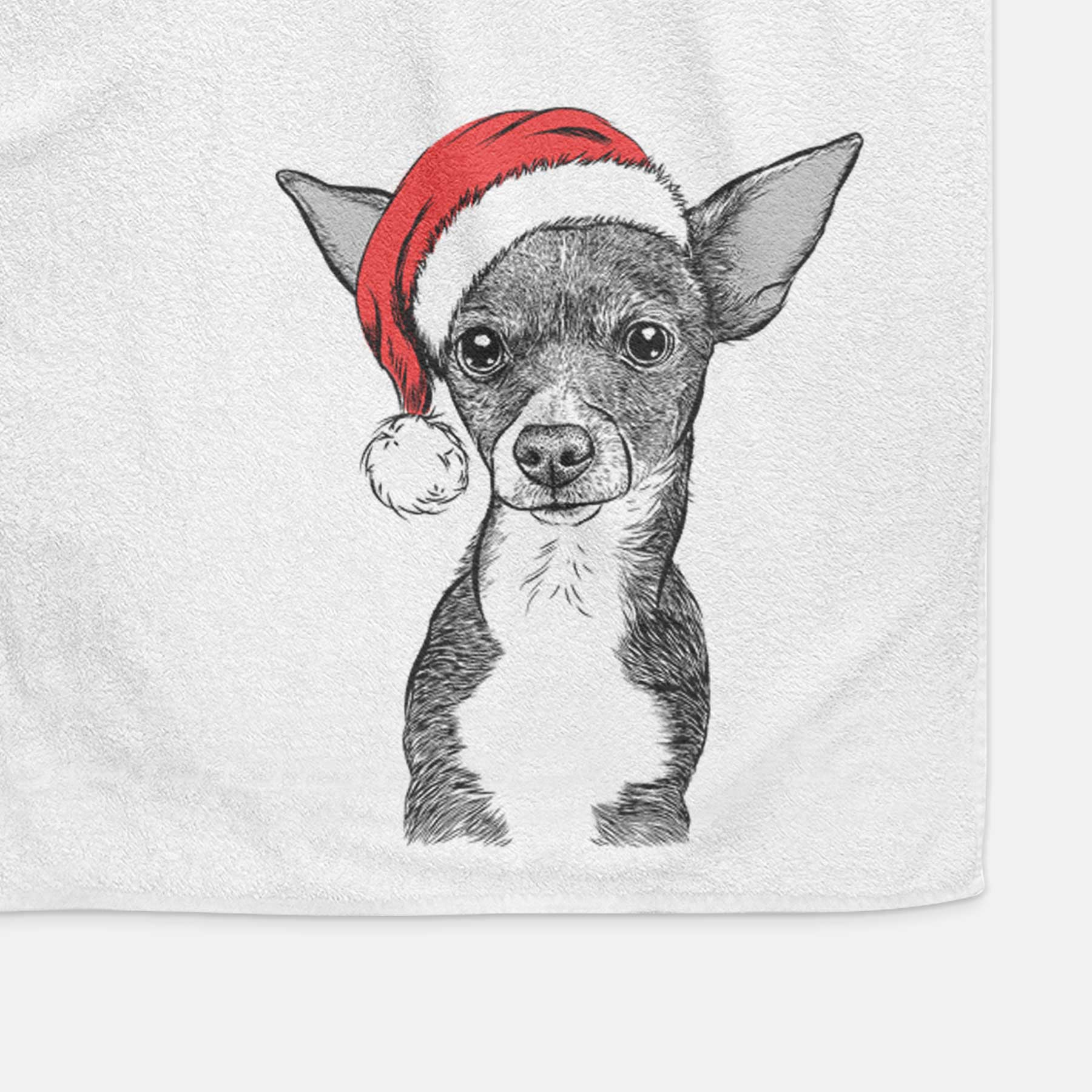 Tiny Archie the Mixed Breed Decorative Hand Towel