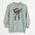 Santa Tiny Archie the Mixed Breed - Unisex Pigment Dyed Crew Sweatshirt