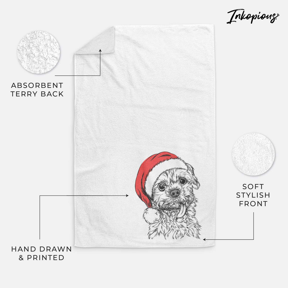 Tiny Titan the Shih Tzu Decorative Hand Towel