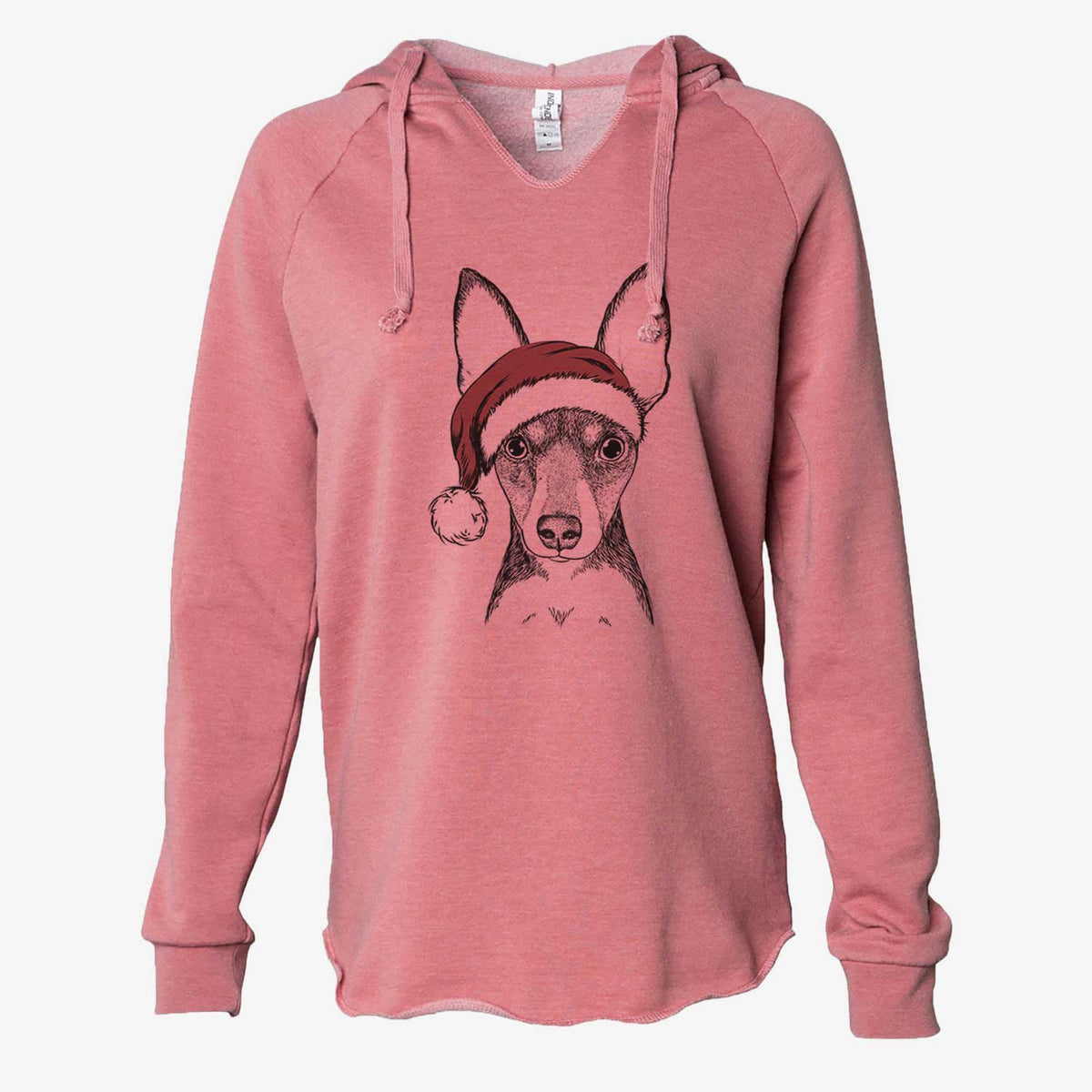 Tiny the Toy Fox Terrier - Cali Wave Hooded Sweatshirt