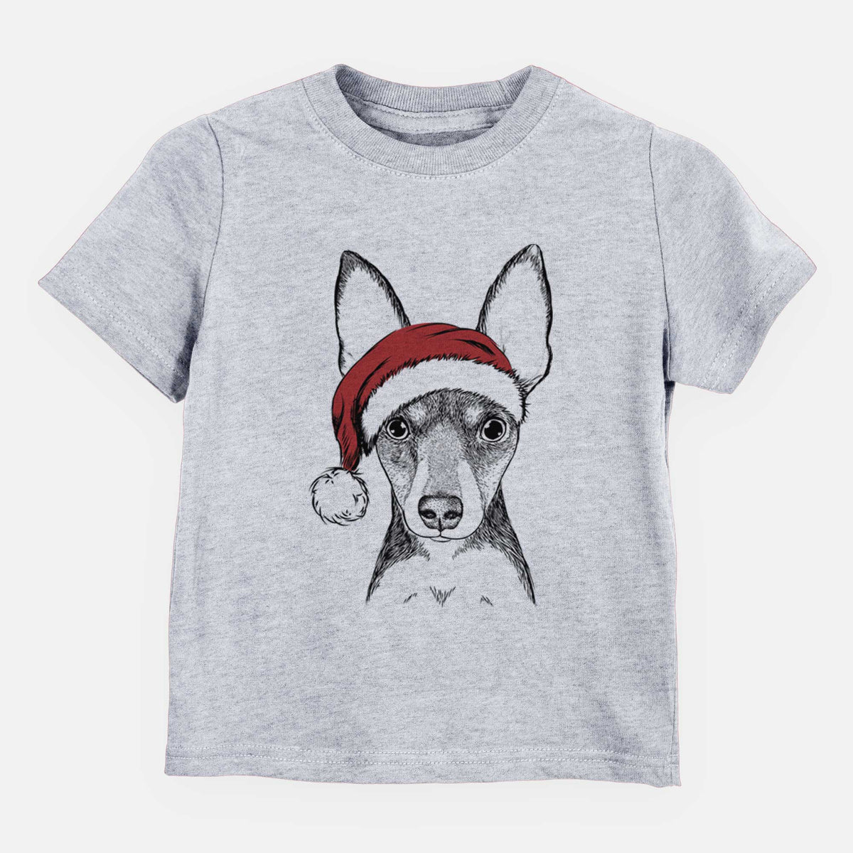 Santa Tiny the Toy Fox Terrier - Kids/Youth/Toddler Shirt