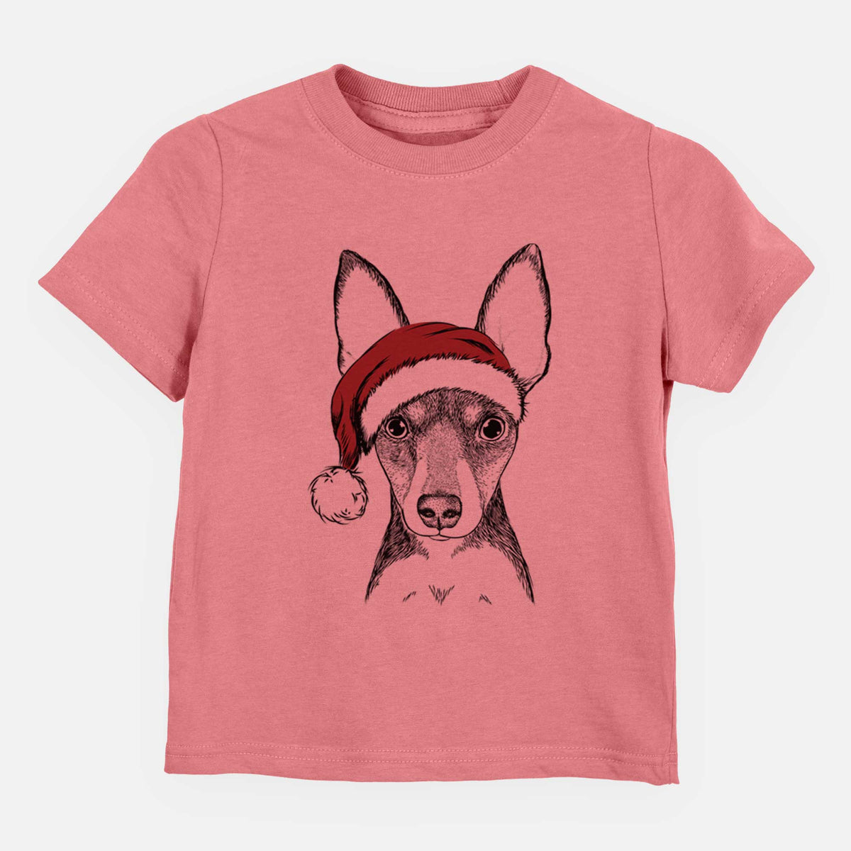 Santa Tiny the Toy Fox Terrier - Kids/Youth/Toddler Shirt