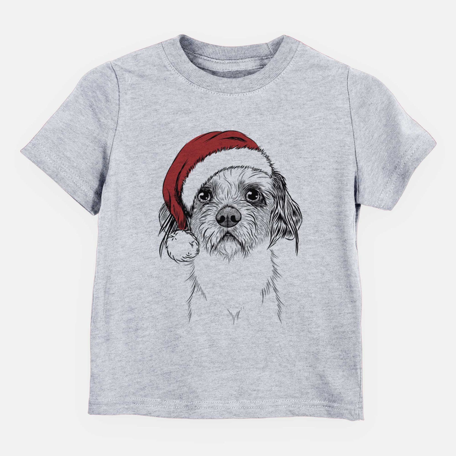 Santa Tiny Tucker the Mixed Breed - Kids/Youth/Toddler Shirt