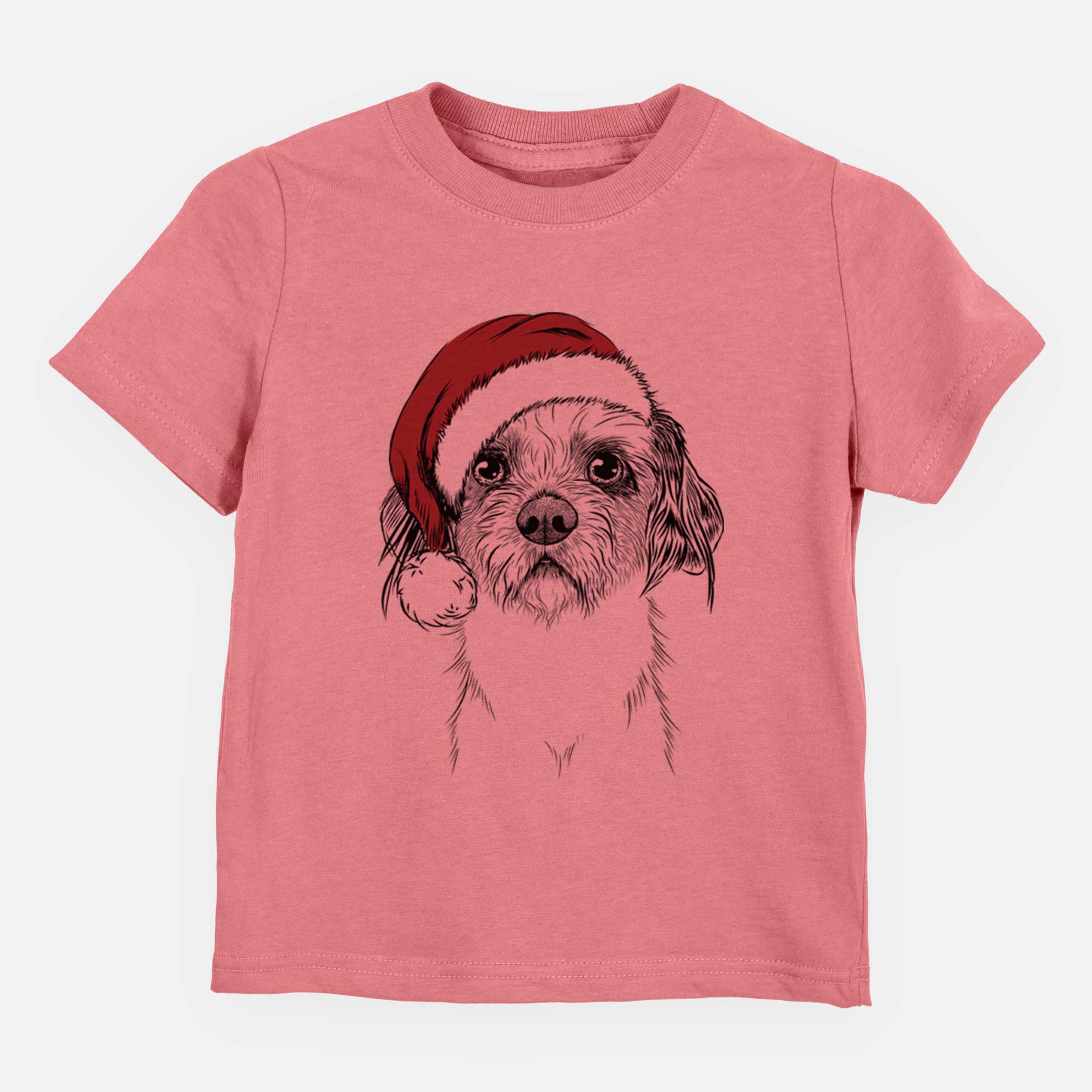 Santa Tiny Tucker the Mixed Breed - Kids/Youth/Toddler Shirt