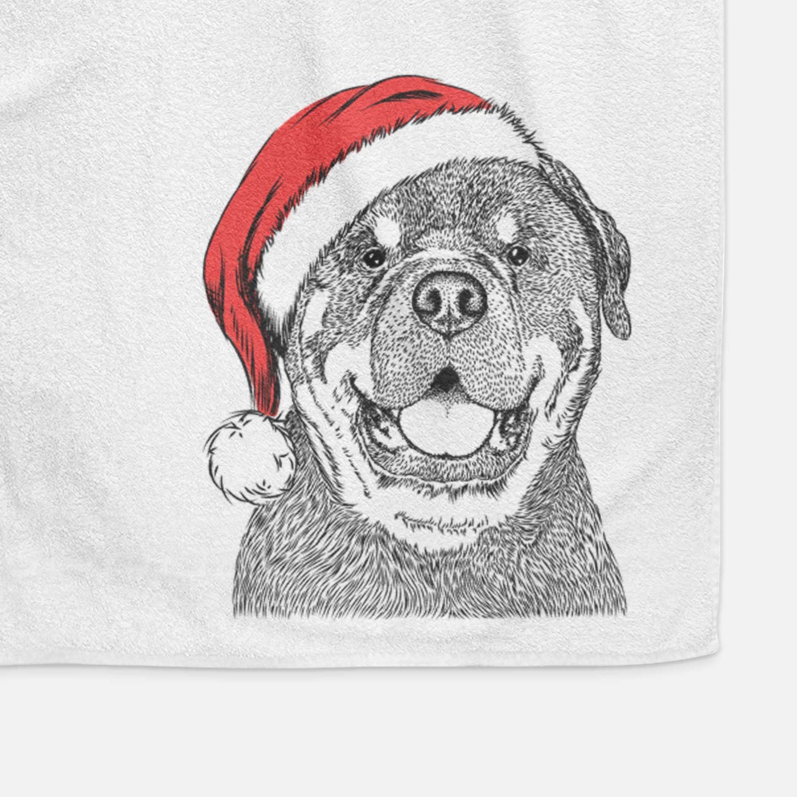 Titan the Rottweiler Decorative Hand Towel