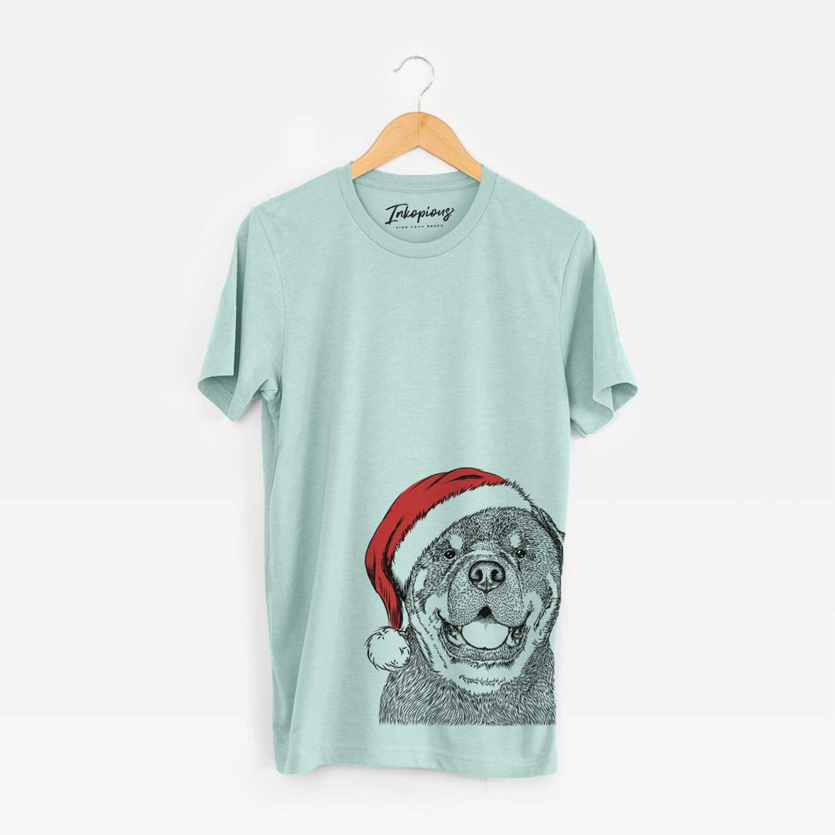 Santa Titan the Rottweiler - Unisex Crewneck