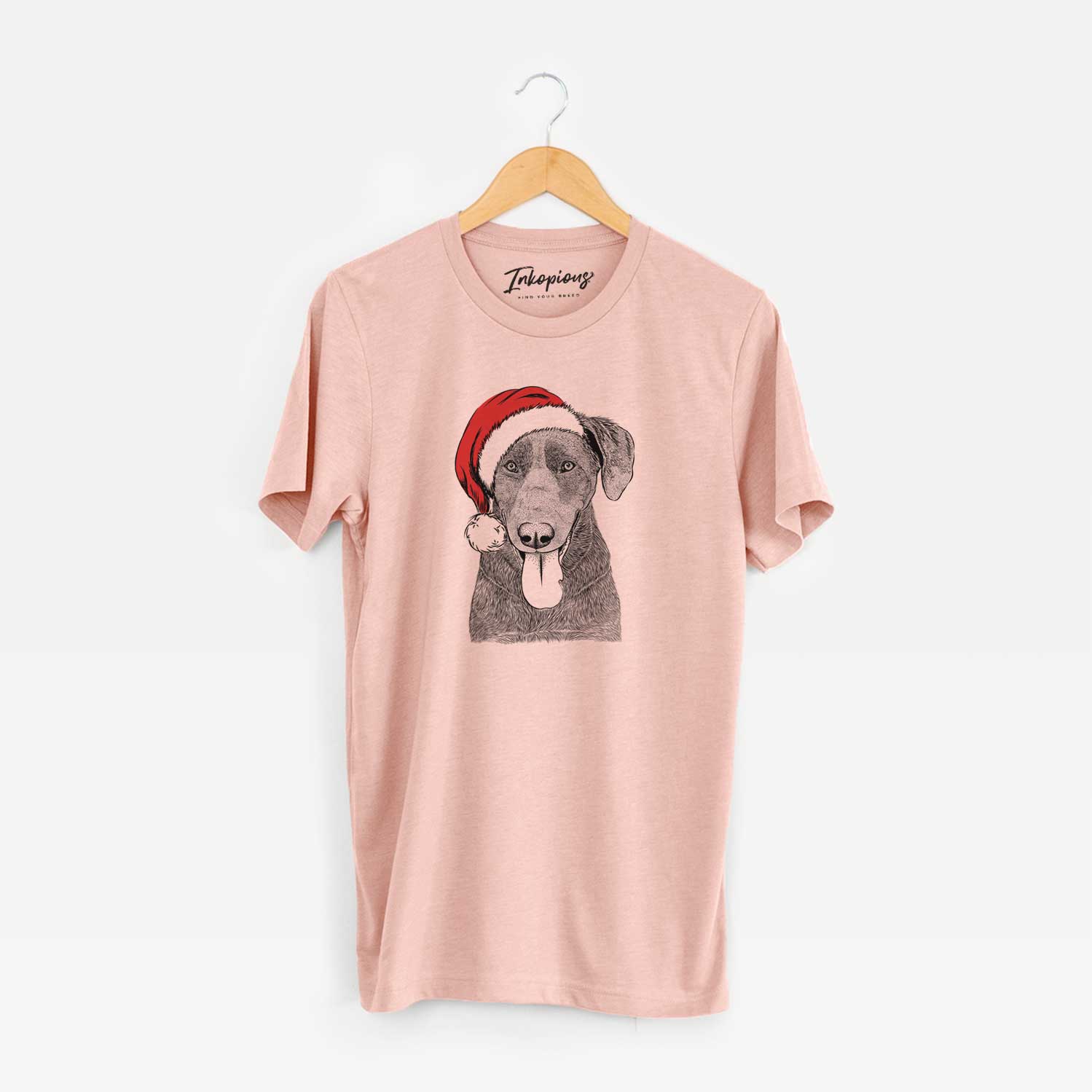 Santa Tobes the Chocolate Lab - Unisex Crewneck