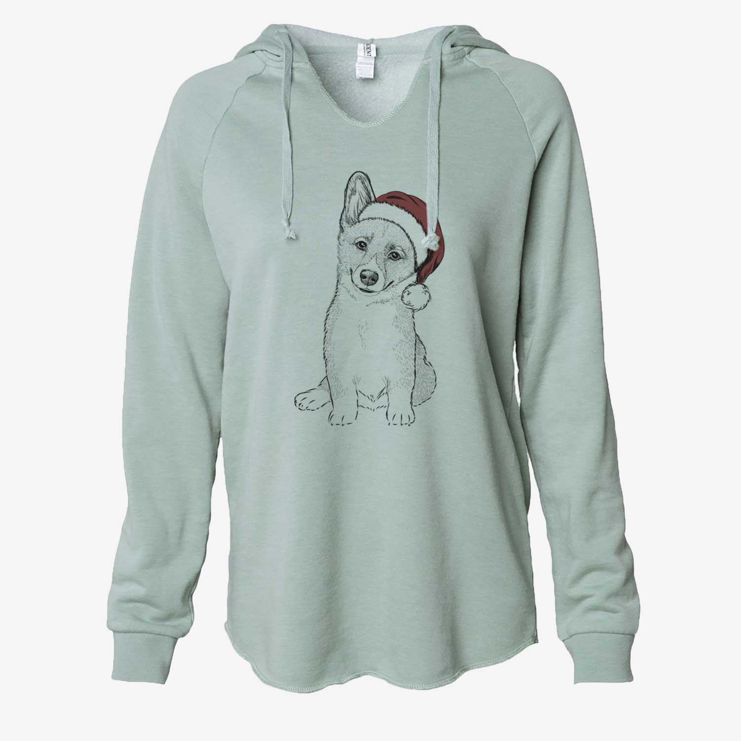 Toby the Corgi Puppy - Cali Wave Hooded Sweatshirt