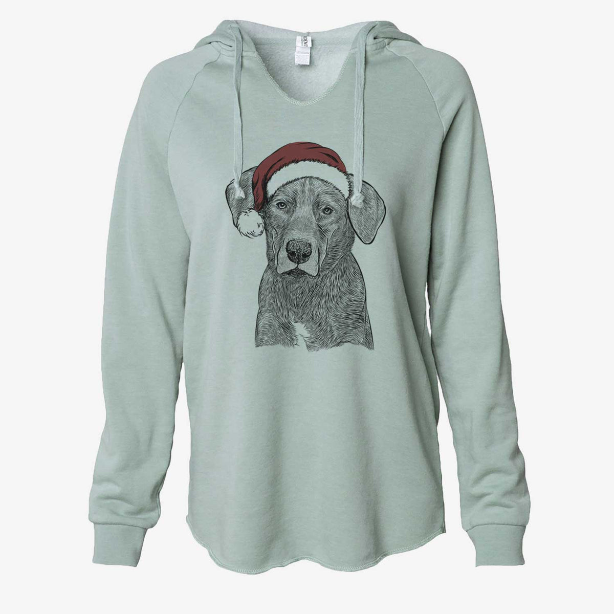 Tom the Lab Dane Mix - Cali Wave Hooded Sweatshirt