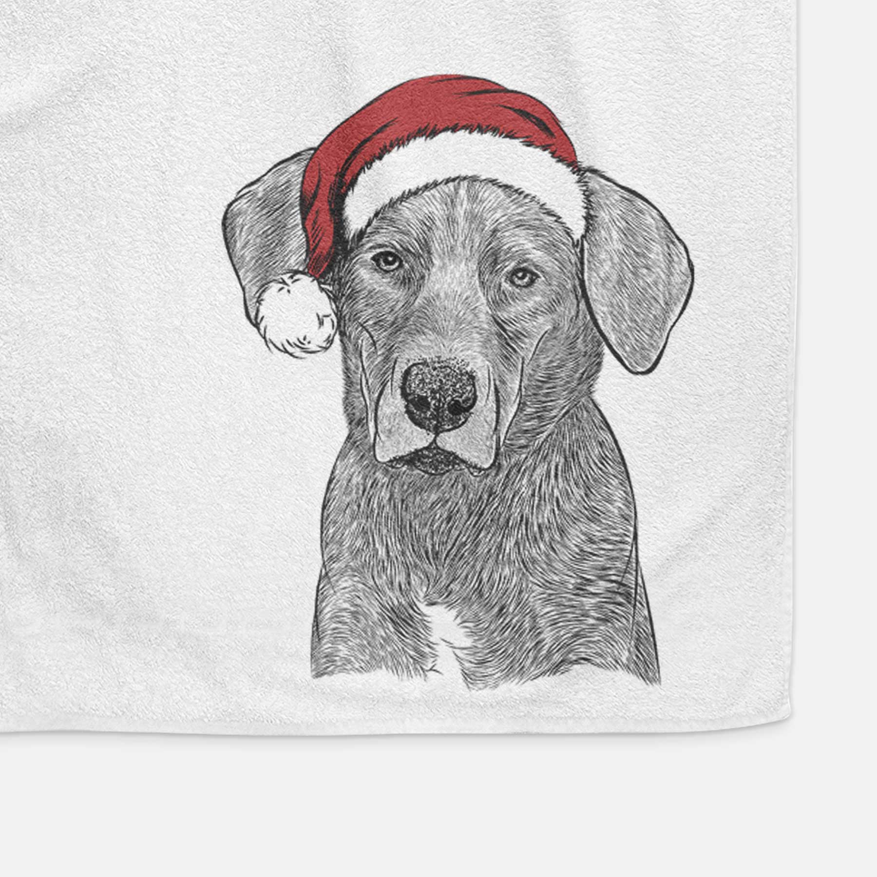 Tom the Lab Dane Mix Decorative Hand Towel