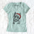 Santa Tosca the Karelian Bear Dog - Women's V-neck Shirt