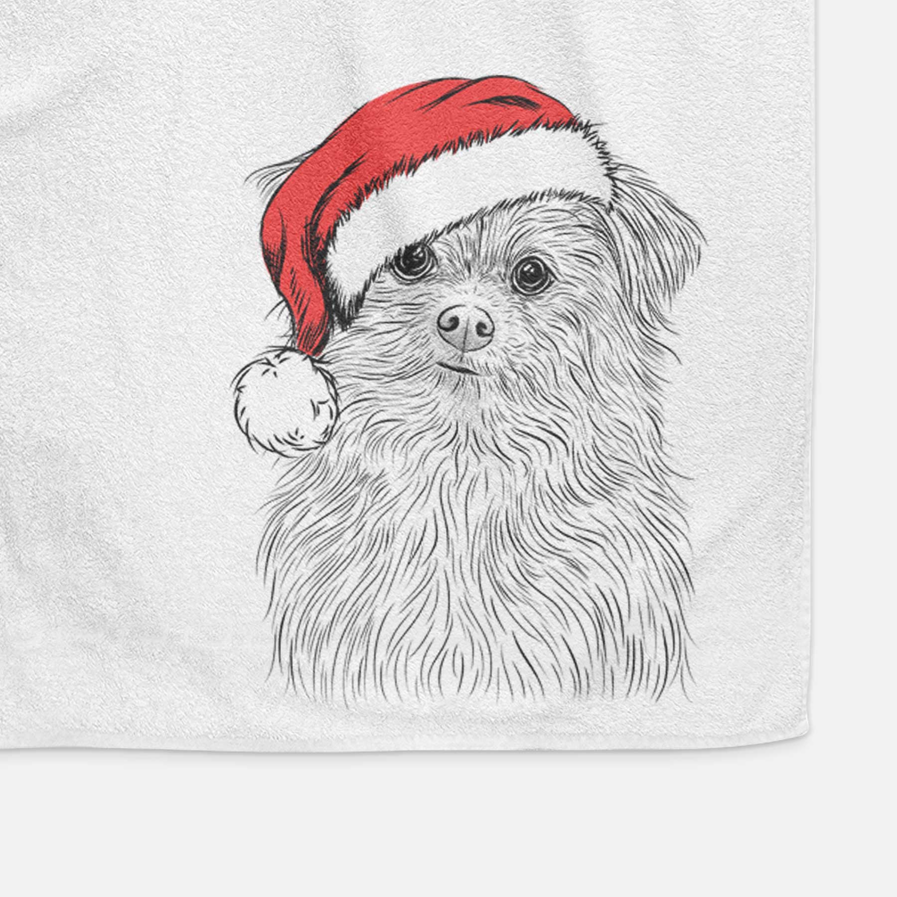 Trixie the Terrier Mix Decorative Hand Towel