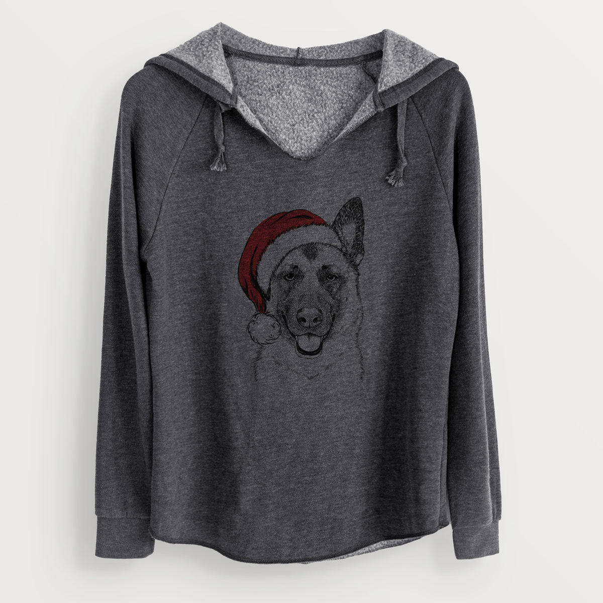 Santa Trooper the German Shepherd - Cali Wave Hooded Sweatshirt