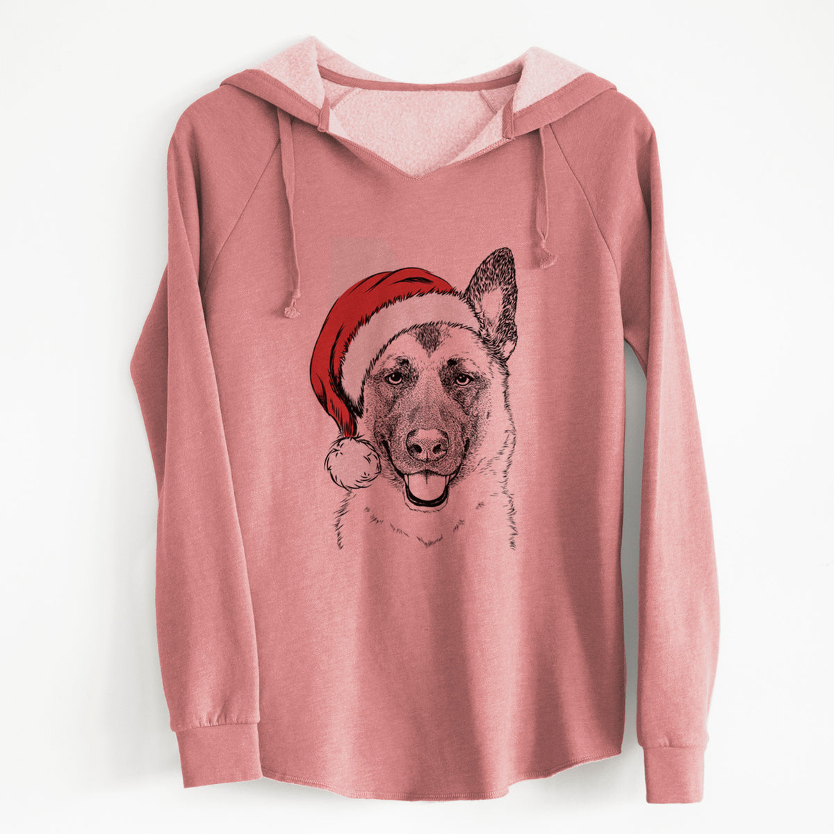 Santa Trooper the German Shepherd - Cali Wave Hooded Sweatshirt