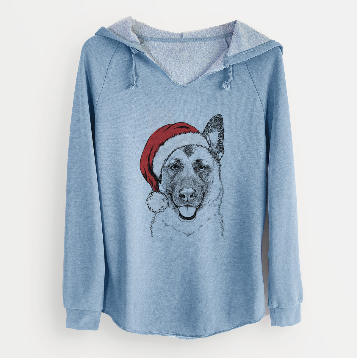 Santa Trooper the German Shepherd - Cali Wave Hooded Sweatshirt