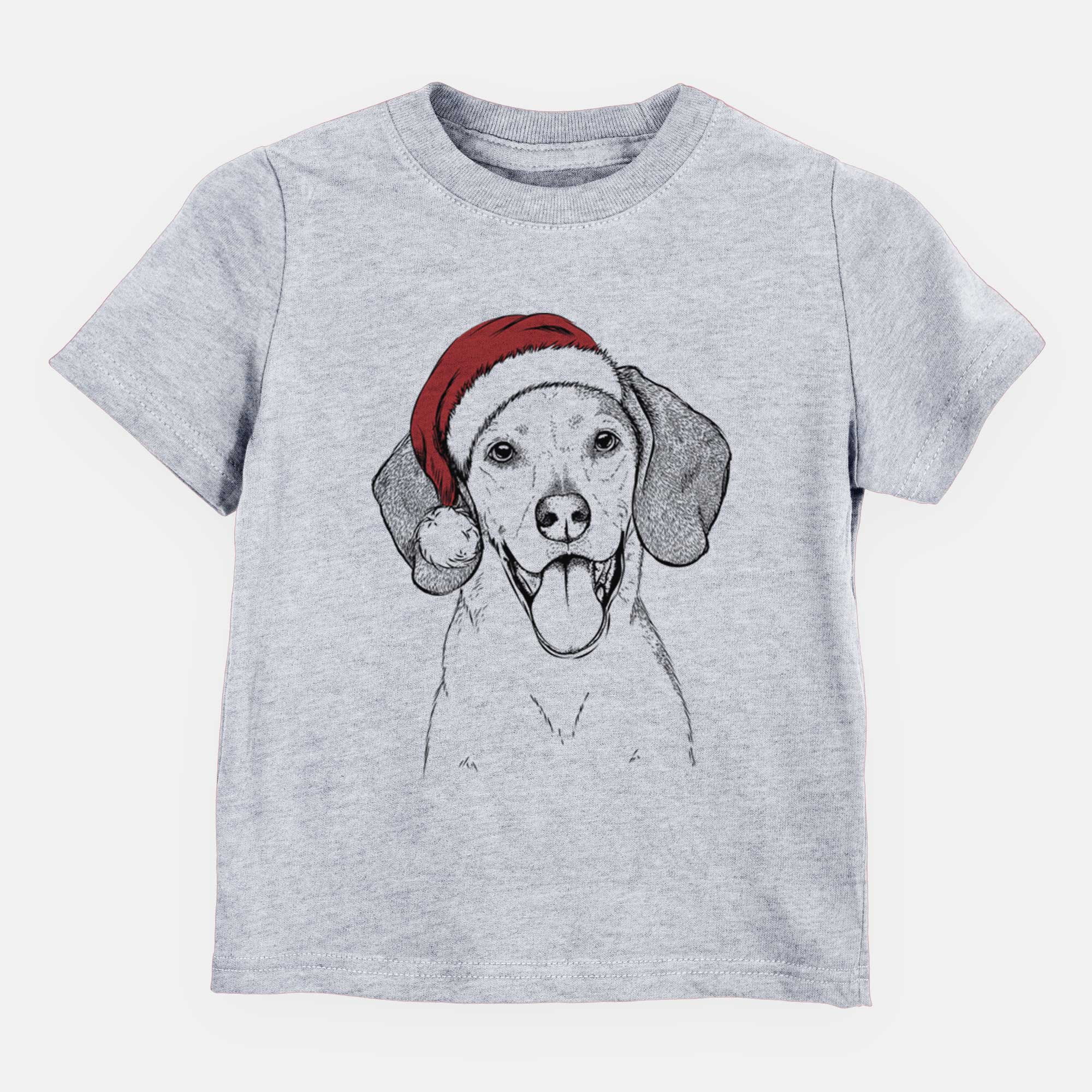 Santa Trooper the Hound Mix - Kids/Youth/Toddler Shirt