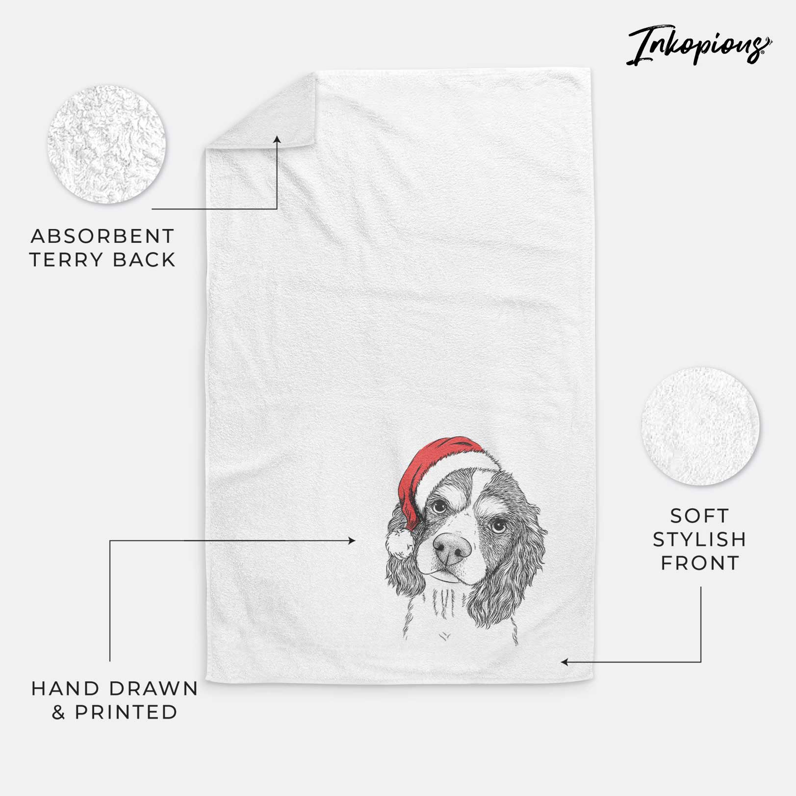 Truman the Cavalier King Charles Spaniel Decorative Hand Towel