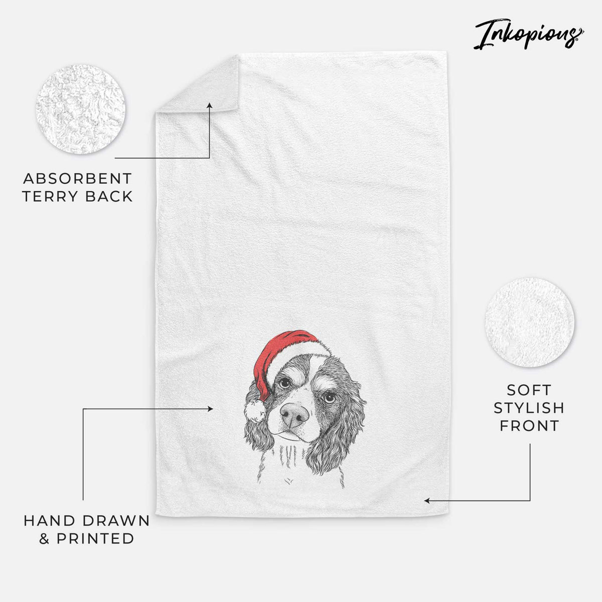 Truman the Cavalier King Charles Spaniel Decorative Hand Towel