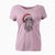 Santa Truman the Wirehaired Dachshund - Women's V-neck Shirt