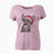 Santa Tucker the Australian Kelpie - Women's V-neck Shirt