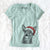 Santa Tucker the Australian Kelpie - Women's V-neck Shirt