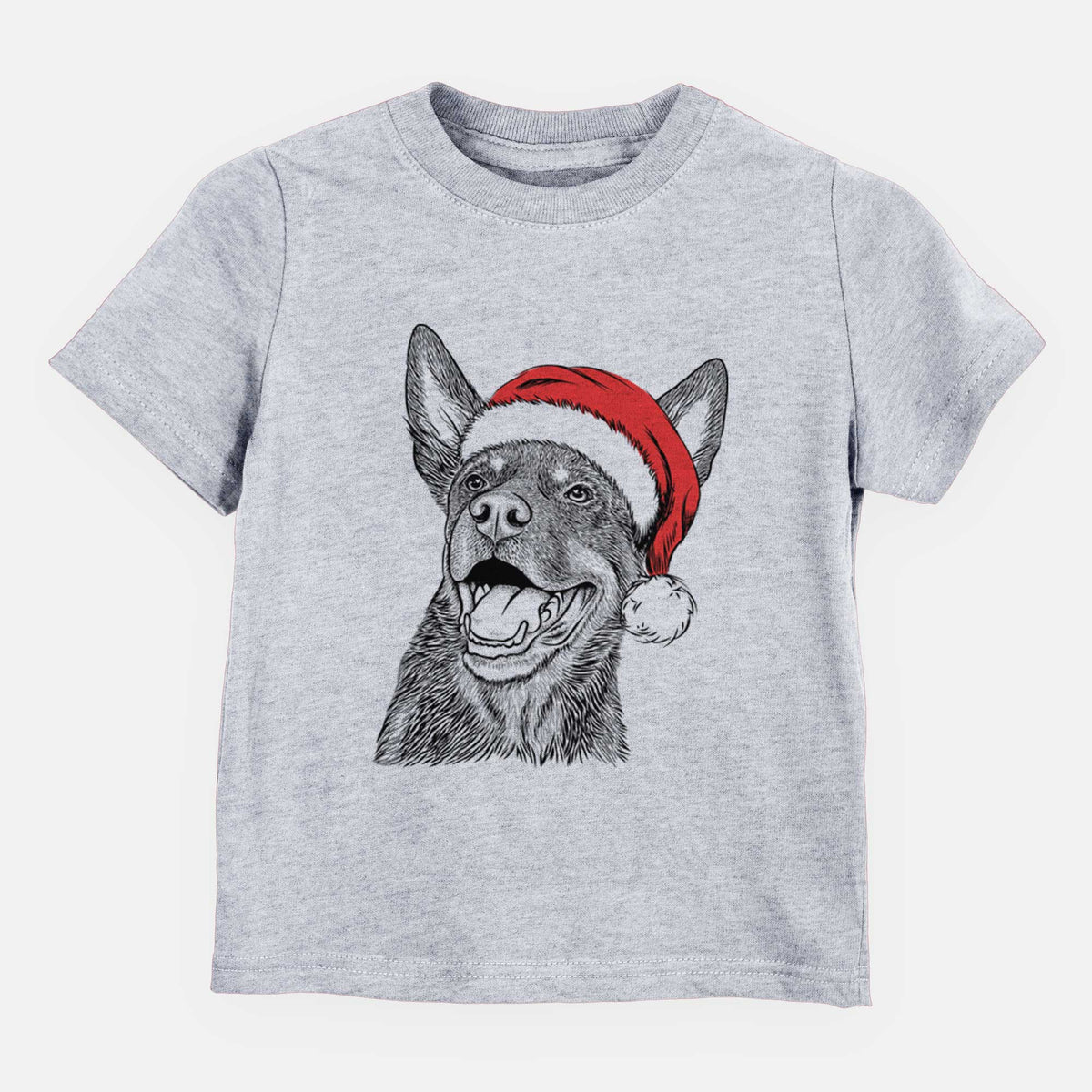 Santa Tucker the Australian Kelpie - Kids/Youth/Toddler Shirt