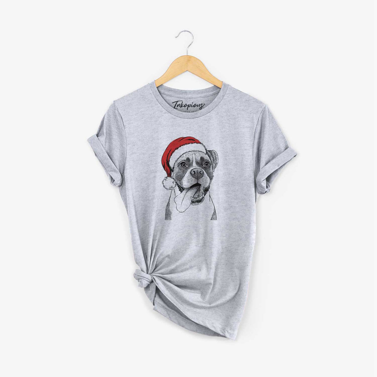 Santa Tuckeroo the Boxer - Unisex Crewneck