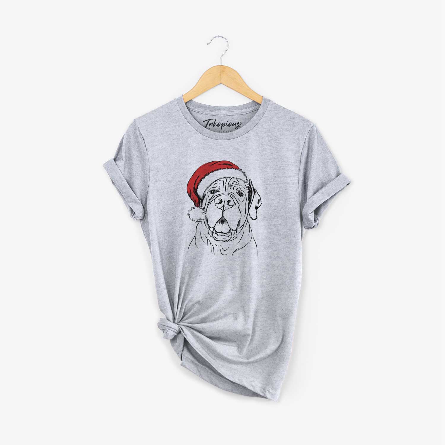 Santa Tufton the English Mastiff - Unisex Crewneck