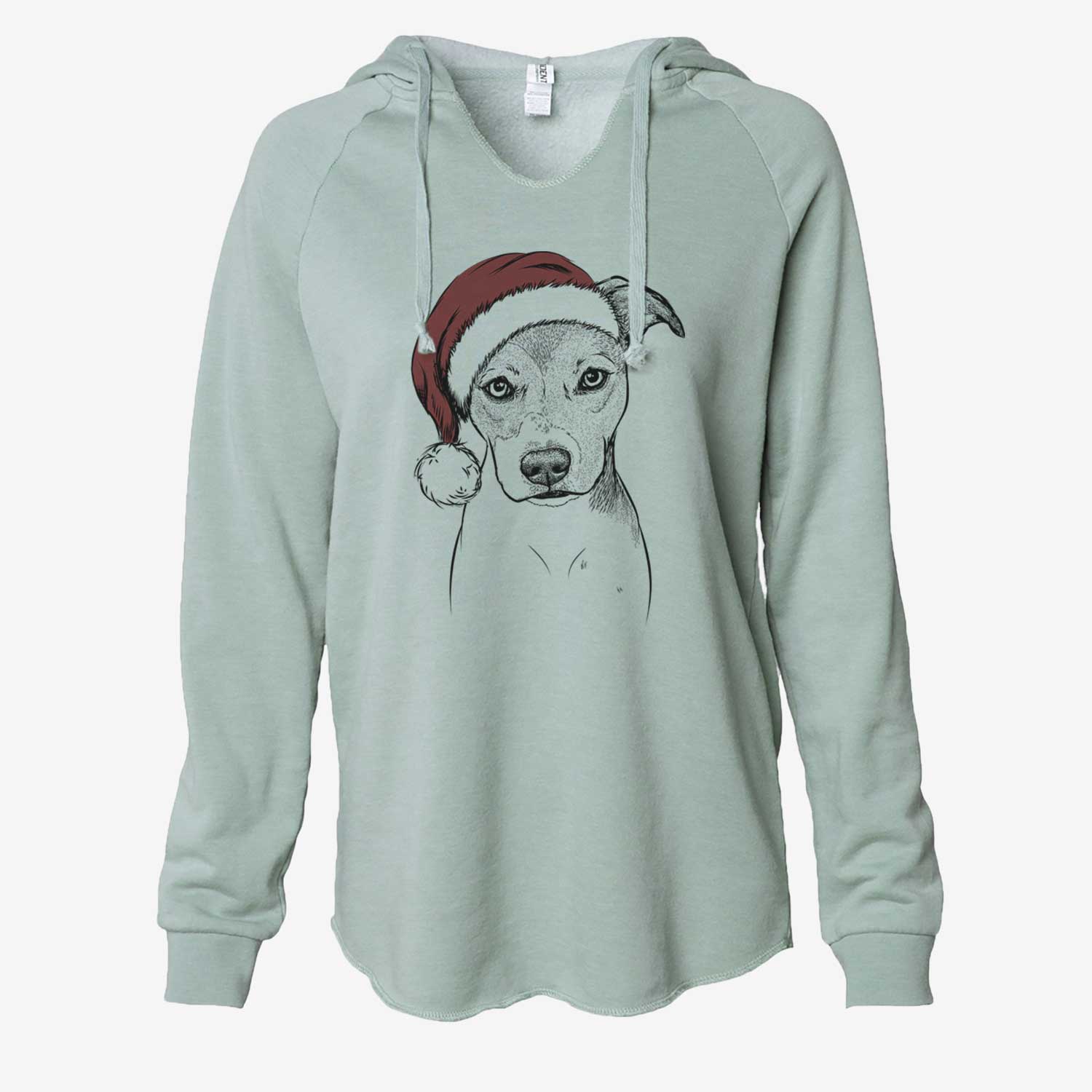 Tula the American Staffordshire Terrier Heeler Mix - Cali Wave Hooded Sweatshirt