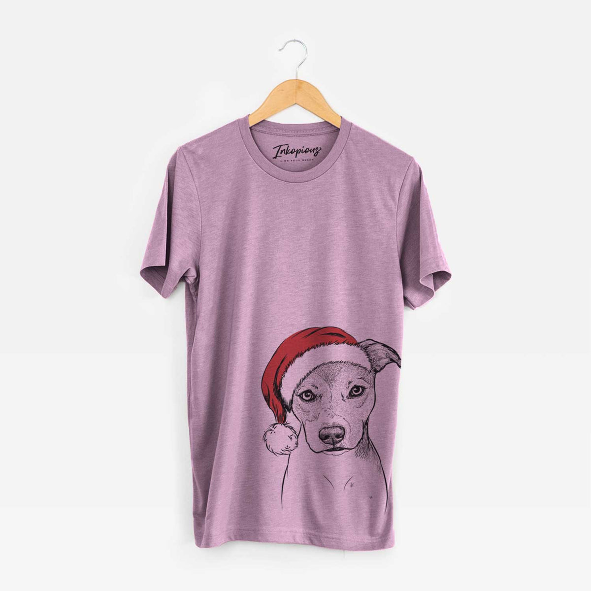 Santa Tula the American Staffordshire Terrier Heeler Mix - Unisex Crewneck