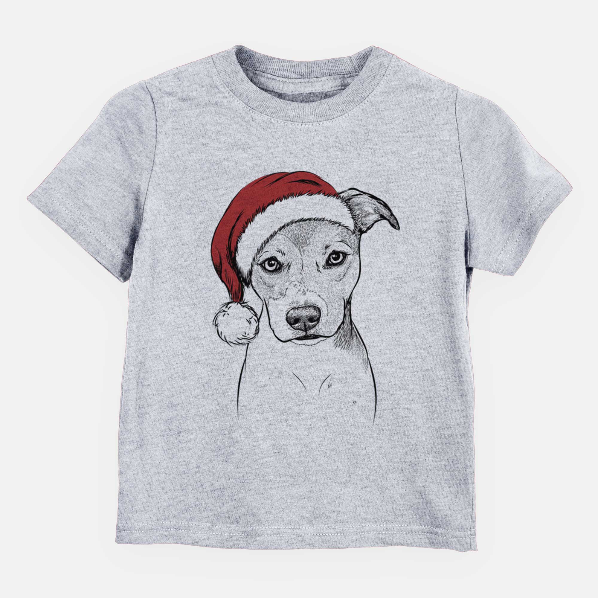 Santa Tula the American Staffordshire Terrier Heeler Mix - Kids/Youth/Toddler Shirt